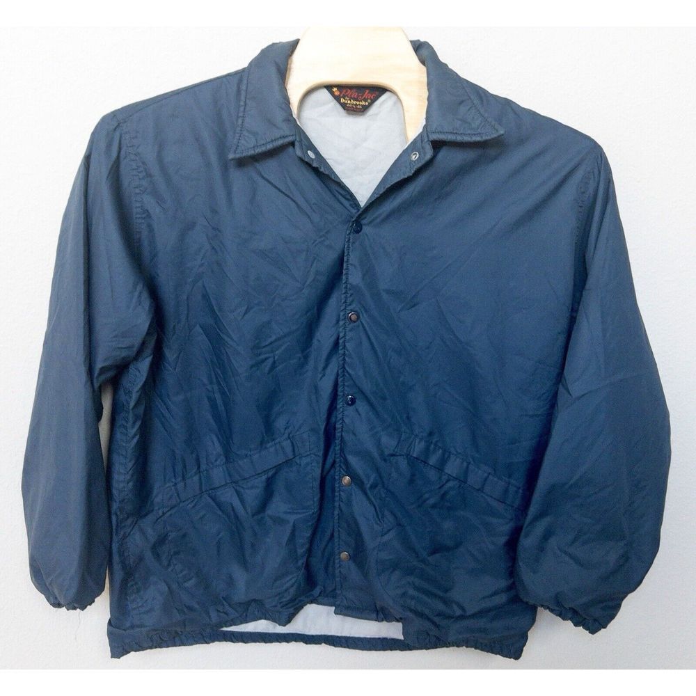 Vintage 80's Dunbrooke‎ Pla-Jac Button Up Jacket Mens 44/46 L USA Made
